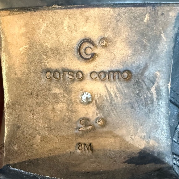 Corso Como Sussex Black Over the Knee Boots Smooth Leather Women’s Size 8 - Picture 9 of 9